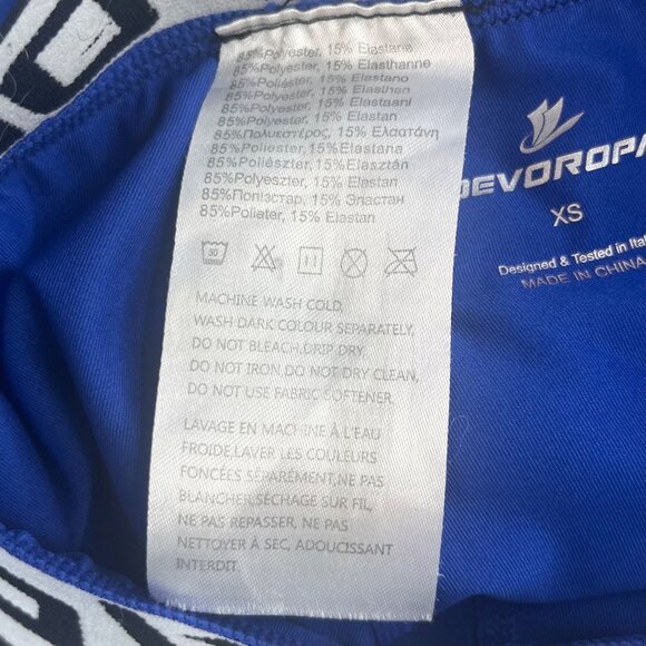 Devoropa Boys Compression Shorts Athletic Wear Blue Size XS - Picture 7 of 7